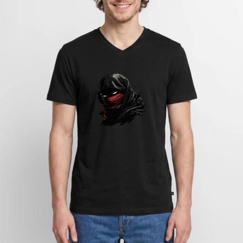 Shadowflame Ninja - Men's Premium Organic V-Neck T-Shirt