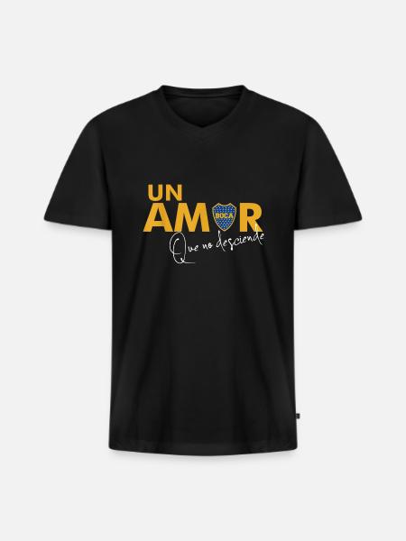Club Atletico Boca Juniors El mejor Papa - Men's Premium Organic V-Neck T-Shirt - black