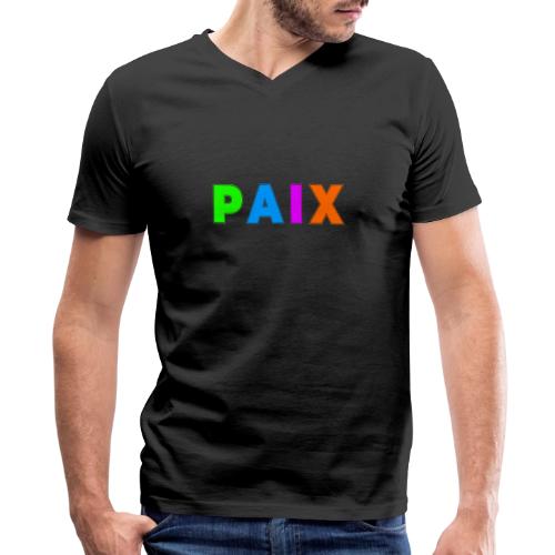Peace in Colour - Men's Premium Organic V-Neck T-Shirt
