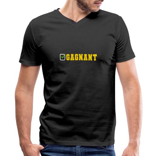 Born Winner - Men's Premium Organic V-Neck T-Shirt