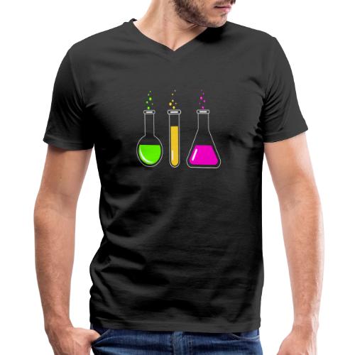 Colorful Chemistry - Men's Premium Organic V-Neck T-Shirt