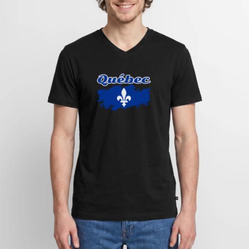 La fête nationale du Québec - Men's Premium Organic V-Neck T-Shirt