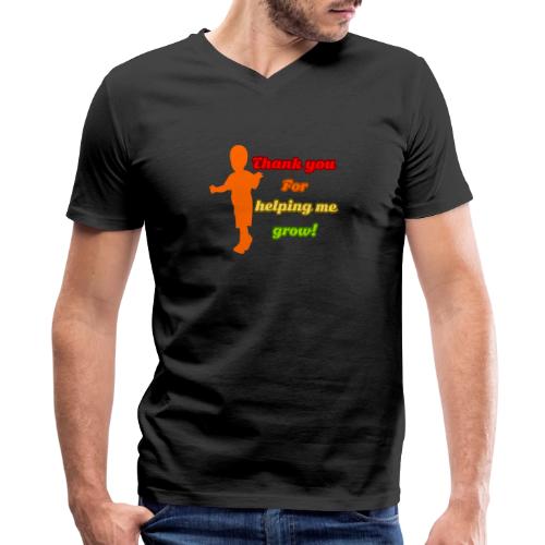 Roots and Wings - Men's Premium Organic V-Neck T-Shirt