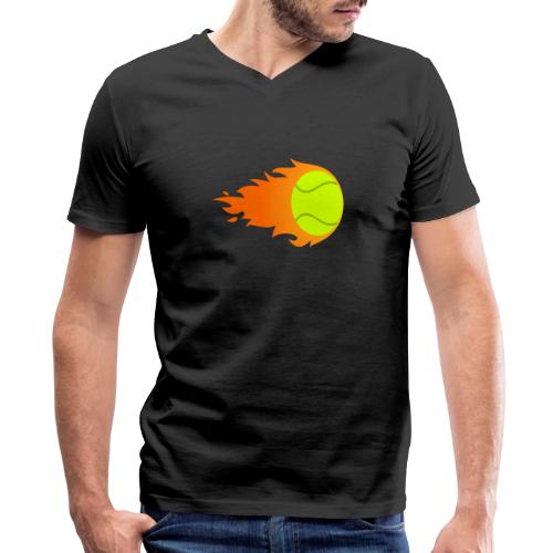 Tennis Ball - Men's Premium Organic V-Neck T-Shirt