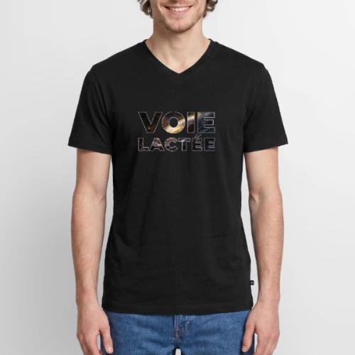 The Milky Way, our galaxy - Men's Premium Organic V-Neck T-Shirt
