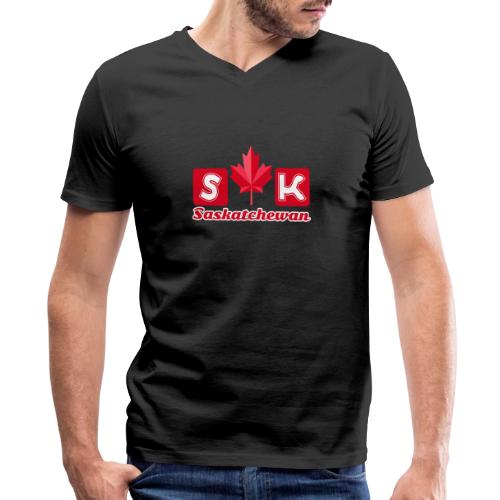 Saskatchewan, province of Canada - Men's Premium Organic V-Neck T-Shirt