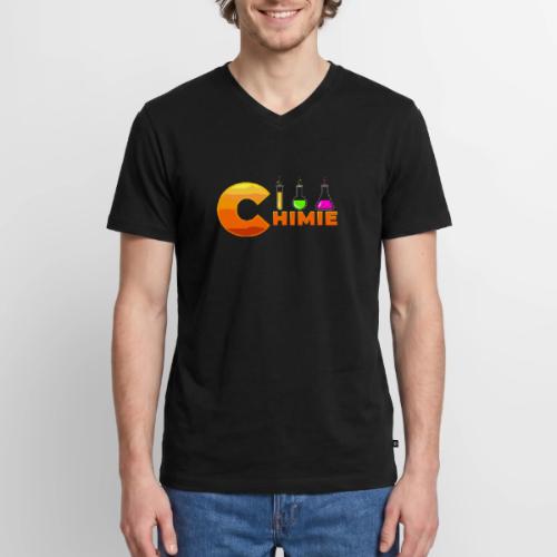 Chemistry: Molecular Magic - Men's Premium Organic V-Neck T-Shirt