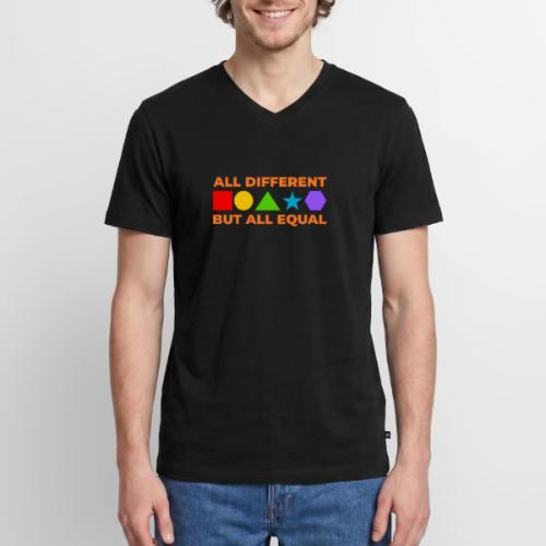 United in Diversity - Men's Premium Organic V-Neck T-Shirt