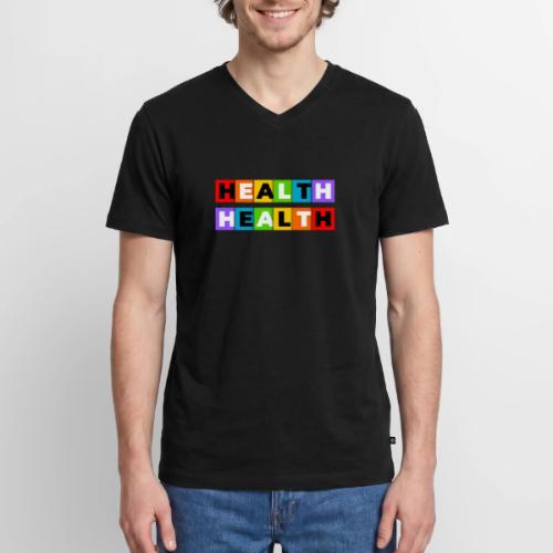 Health in Color - Men's Premium Organic V-Neck T-Shirt