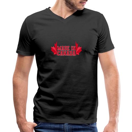 Made in Canada - Men's Premium Organic V-Neck T-Shirt
