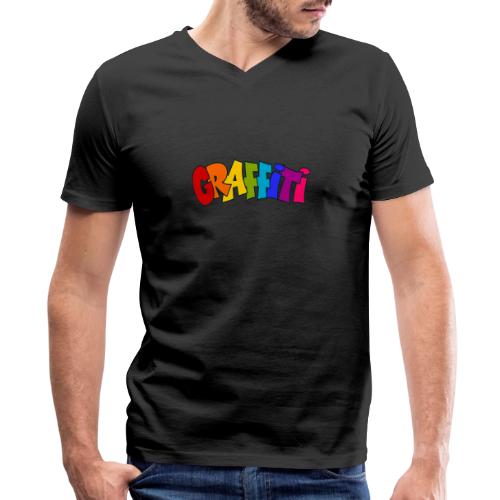 Graffiti - Men's Premium Organic V-Neck T-Shirt