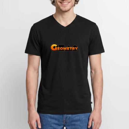 Geometry: Shape the World - Men's Premium Organic V-Neck T-Shirt