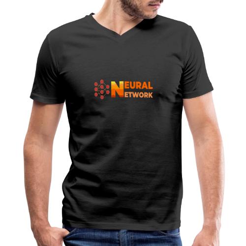 Neural Network: Digital Synapses - Men's Premium Organic V-Neck T-Shirt