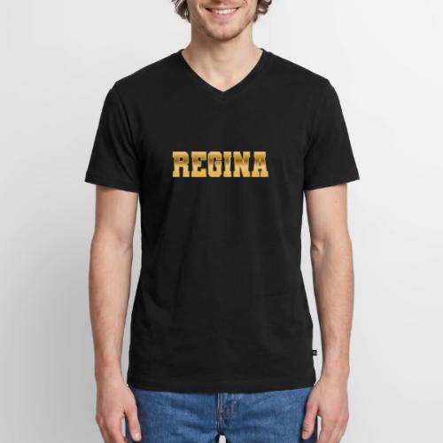 Regina - Men's Premium Organic V-Neck T-Shirt