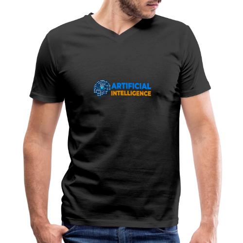 AI: Mind of the Machine - Men's Premium Organic V-Neck T-Shirt