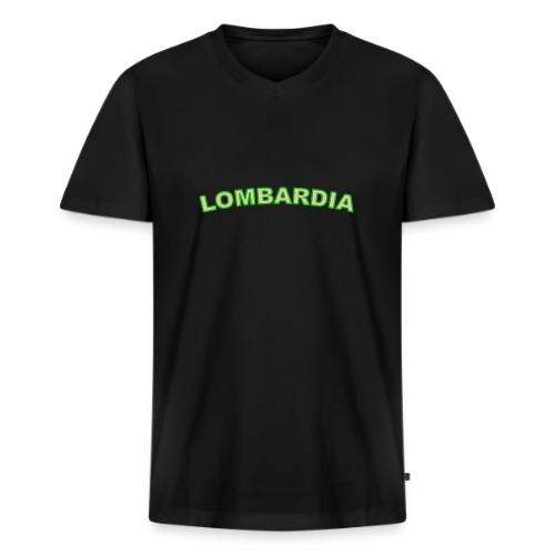 lombardia_2_color - Men's Premium Organic V-Neck T-Shirt