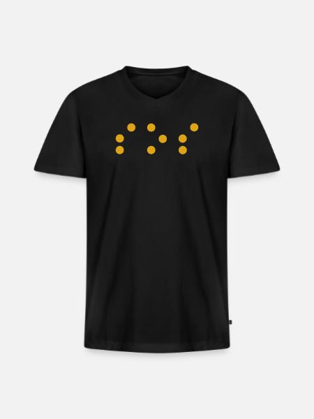 Sza Sos Merch - Men's Premium Organic V-Neck T-Shirt - black