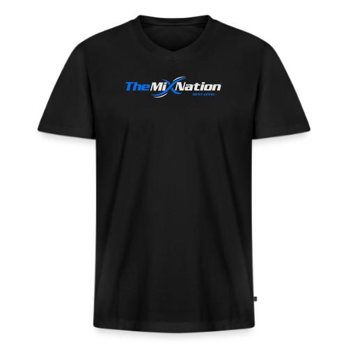 TheMixNation Logo - Men's Premium Organic V-Neck T-Shirt