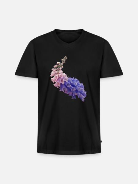 flume skin - Men's Premium Organic V-Neck T-Shirt - black