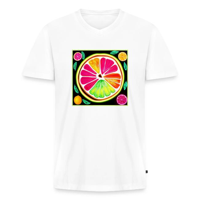 Neon Citrus Fruit Fiesta