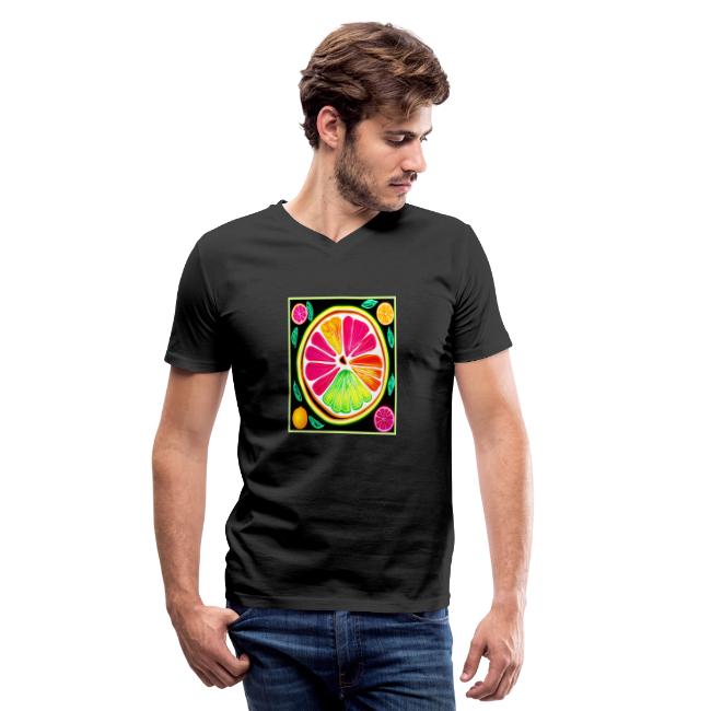 Neon Citrus Fruit Fiesta