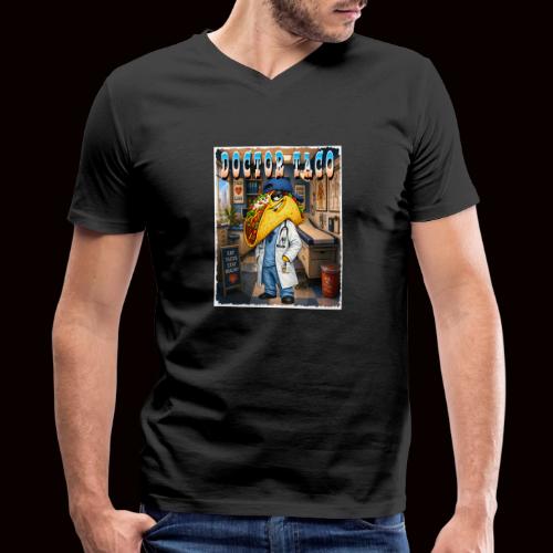 Doctor Taco - Men's Premium Organic V-Neck T-Shirt