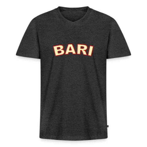 bari_2_color - Men's Premium Organic V-Neck T-Shirt