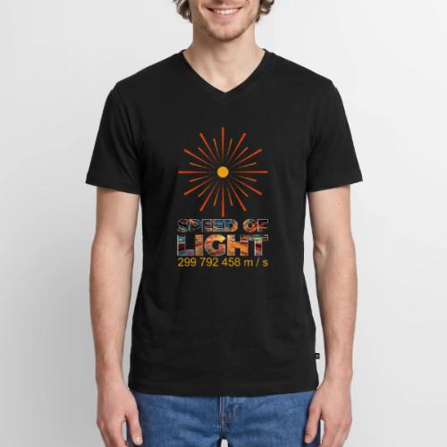 Speed of light - Men's Premium Organic V-Neck T-Shirt