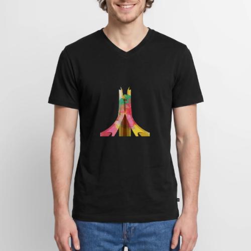 Maqam Echahid: Martyr's Memorial - Men's Premium Organic V-Neck T-Shirt