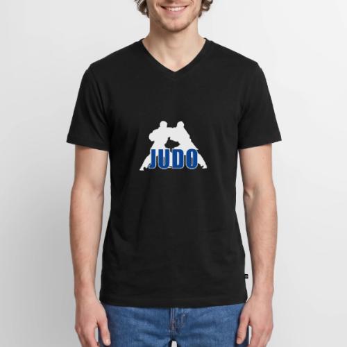 Judo Balance - Men's Premium Organic V-Neck T-Shirt