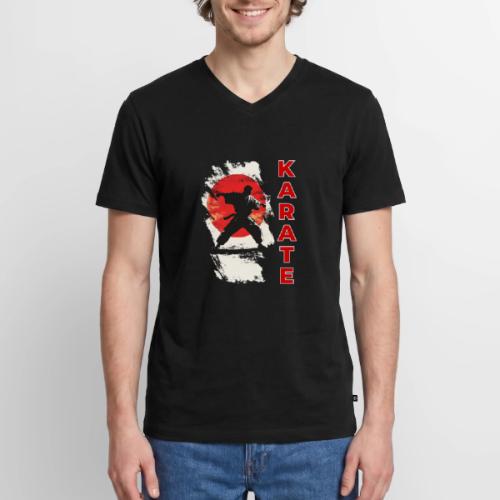 Karate: the spirit of discipline - Men's Premium Organic V-Neck T-Shirt