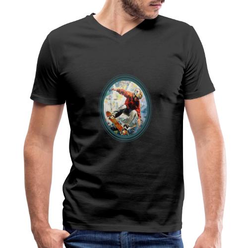 Skateboarding Fuel - Men's Premium Organic V-Neck T-Shirt