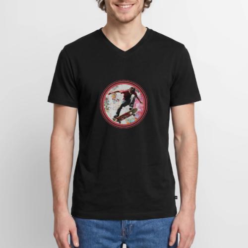 Skateboarding Soul - Men's Premium Organic V-Neck T-Shirt