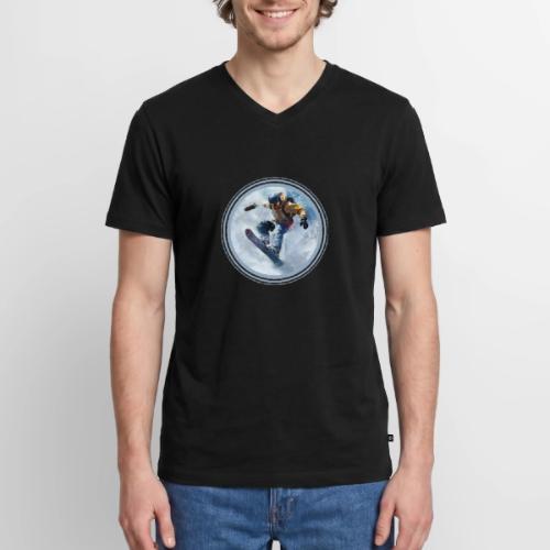 Snowboarding Life - Men's Premium Organic V-Neck T-Shirt