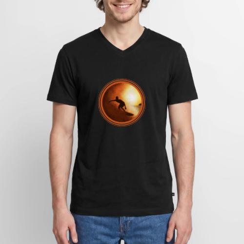Surfing Vibes - Men's Premium Organic V-Neck T-Shirt
