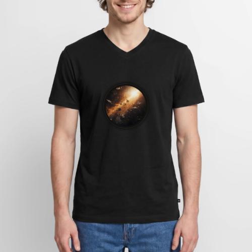 Asteroids Pulse - Men's Premium Organic V-Neck T-Shirt
