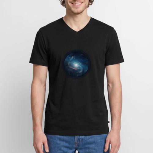 Galaxy Glow - Men's Premium Organic V-Neck T-Shirt