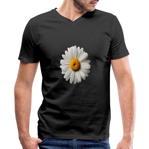 Morning Daisy Freshness - Men's Premium Organic V-Neck T-Shirt