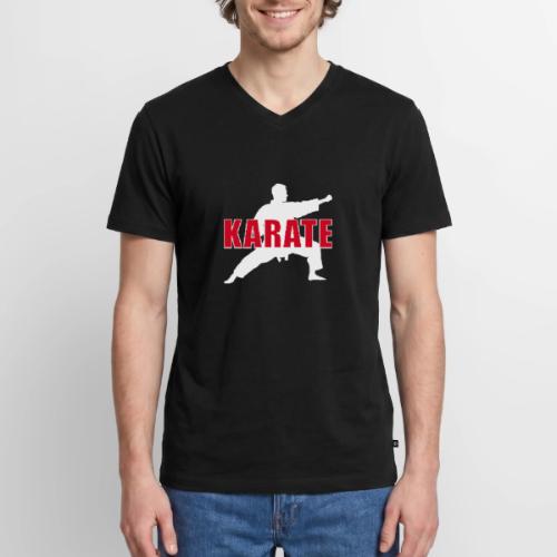 Karate Focus - Men's Premium Organic V-Neck T-Shirt
