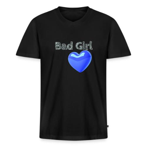 Smoon City_Bad Girl - Men's Premium Organic V-Neck T-Shirt