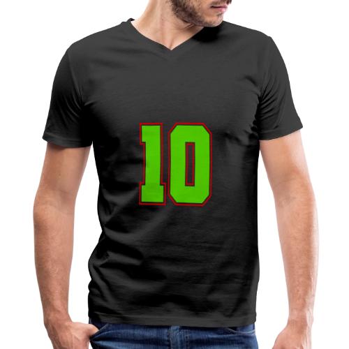 The Magic Number 10 - Men's Premium Organic V-Neck T-Shirt