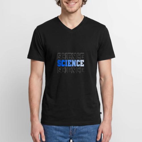 Science: Fuel for Discovery - Men's Premium Organic V-Neck T-Shirt