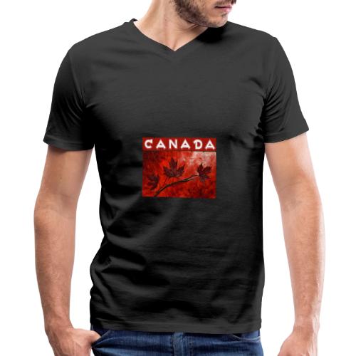 Art of Canada - Men's Premium Organic V-Neck T-Shirt