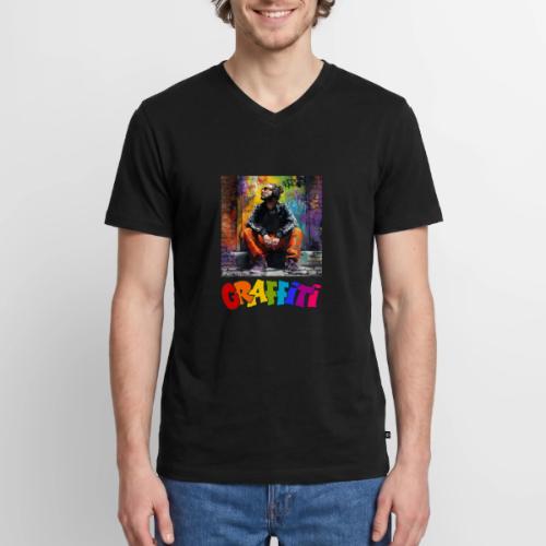 Graffiti: Urban Art - Men's Premium Organic V-Neck T-Shirt