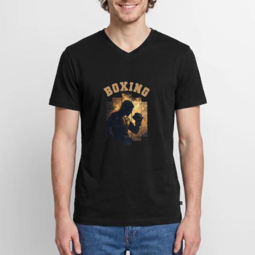 The Art of Boxing - Men's Premium Organic V-Neck T-Shirt