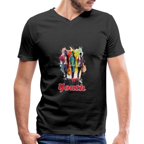 Forever Youthful - Men's Premium Organic V-Neck T-Shirt