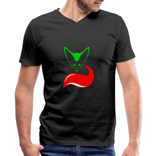 The Fennec, the Desert Fox of Algeria - Men's Premium Organic V-Neck T-Shirt