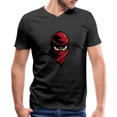 Scarlet Shadow Ninja - Men's Premium Organic V-Neck T-Shirt