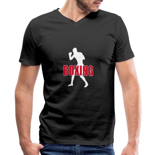 Boxing Force - Men's Premium Organic V-Neck T-Shirt
