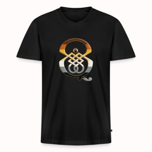 bear pride - Men's Premium Organic V-Neck T-Shirt